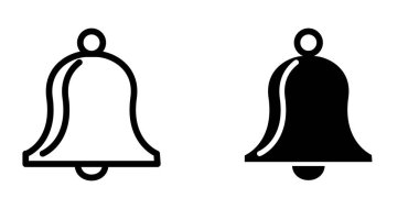 Bell icon illustration vector design template