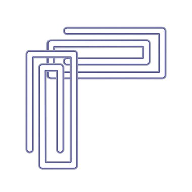 Ataç simgesi illüstrasyon vektör tasarım şablonu 