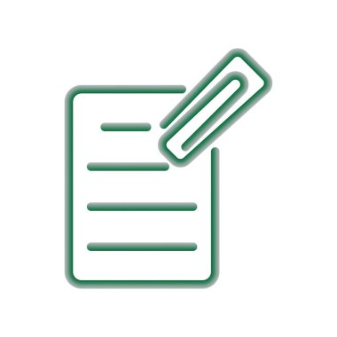 Ataç simgesi illüstrasyon vektör tasarım şablonu 