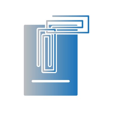 Ataç simgesi illüstrasyon vektör tasarım şablonu 