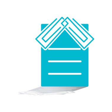 Ataç simgesi illüstrasyon vektör tasarım şablonu 