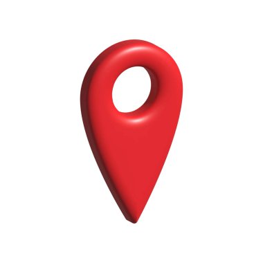 Pin konumu simge çizim vektör tasarım şablonu