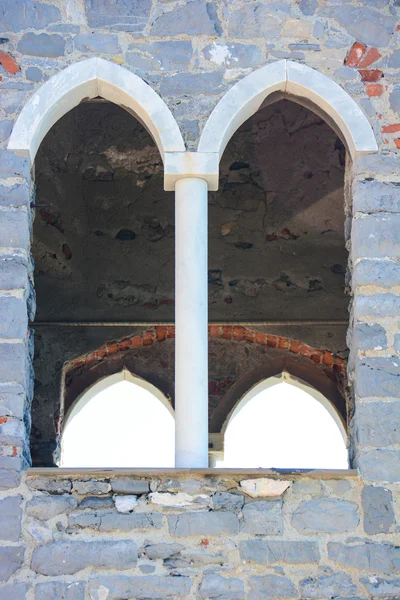 Mullioned window rare view — Stock Photo, Image