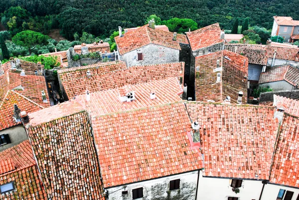 Dächer der Toskana — Stockfoto