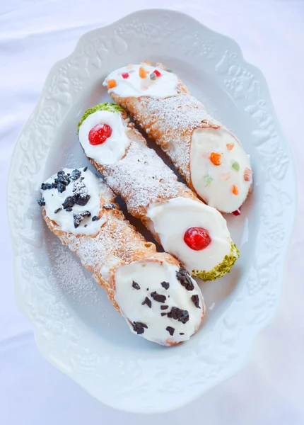 Cannoli siciliano 7 — Foto de Stock