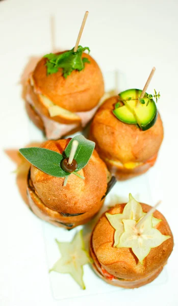 parmak gıda ekmek ve sebze