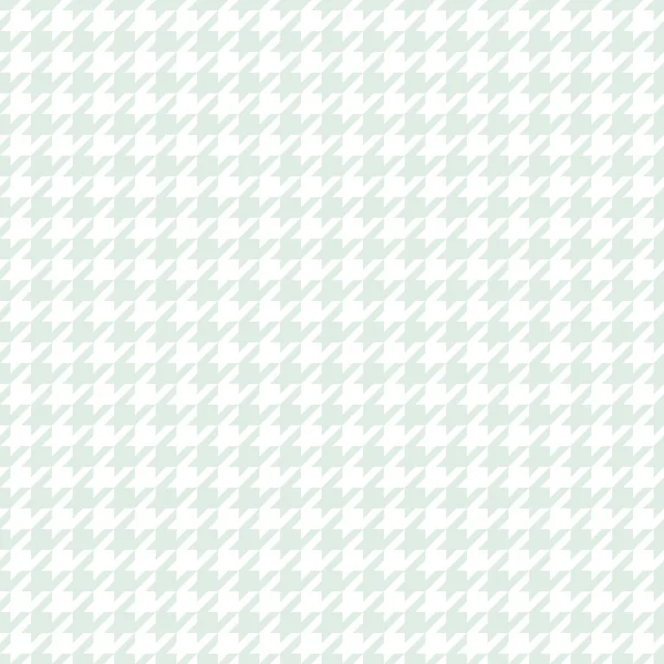 Seamless  hound tooth pattern is white and mint-colored.