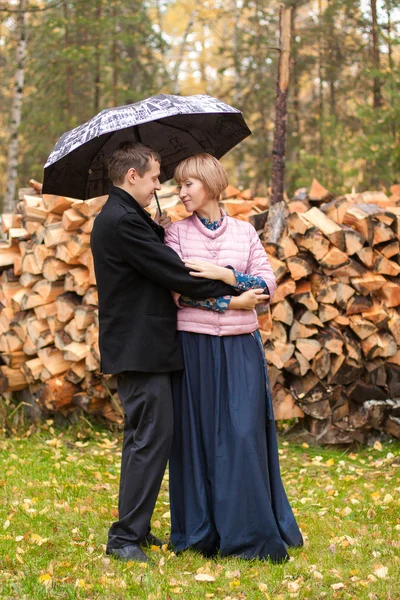 Wandelen in het park — Stockfoto