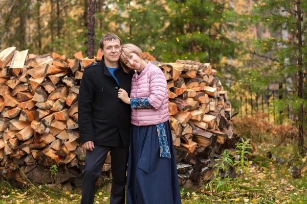 Wandelen in het park — Stockfoto