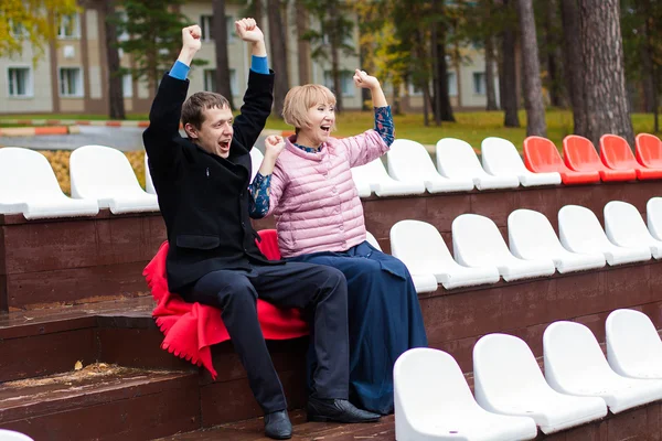 Procházka v parku — Stock fotografie