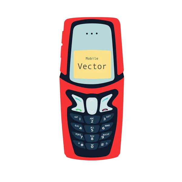 Hareket eden telefon Nokia 5210 — Stok Vektör