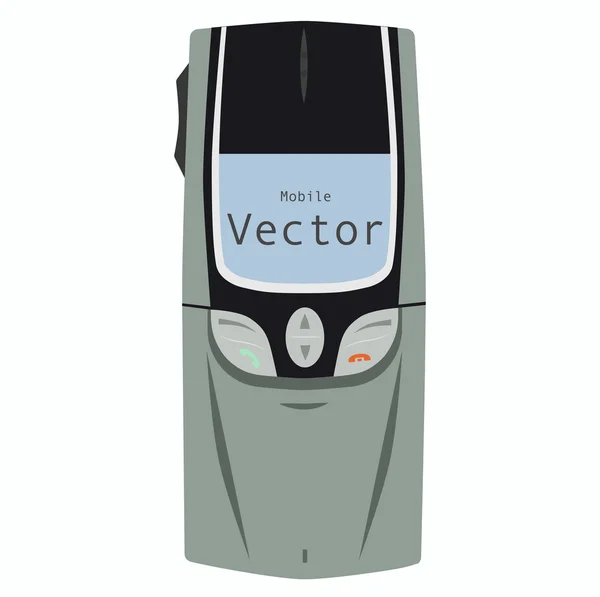 Oude mobiele telefoon — Stockvector