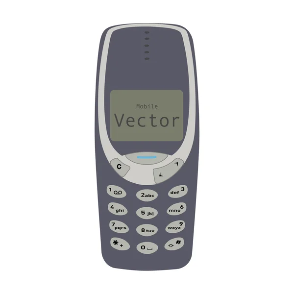 Eski cep telefonu — Stok Vektör