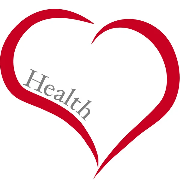 La imagen del corazón. Asistencia sanitaria — Archivo Imágenes Vectoriales