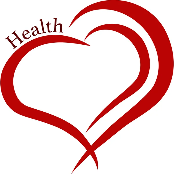 Kalp görüntüsü. Sağlık — Stok Vektör