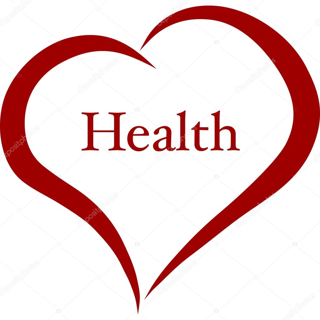 The image of the heart. Health care