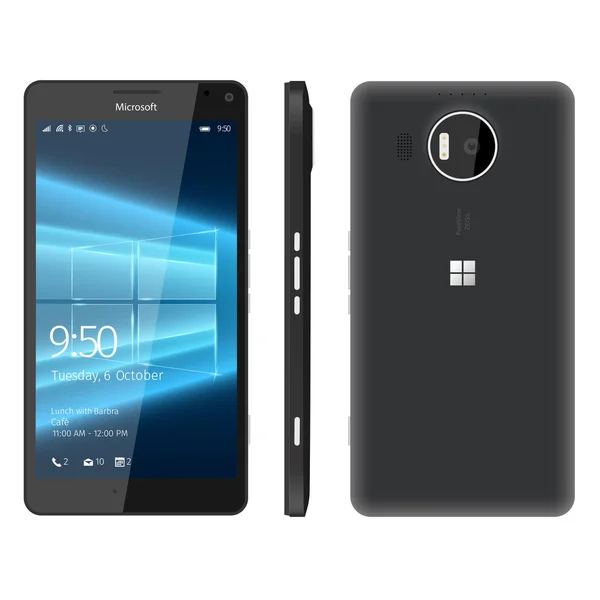 Windows Phone Lumia 950, 950xl —  Vetores de Stock