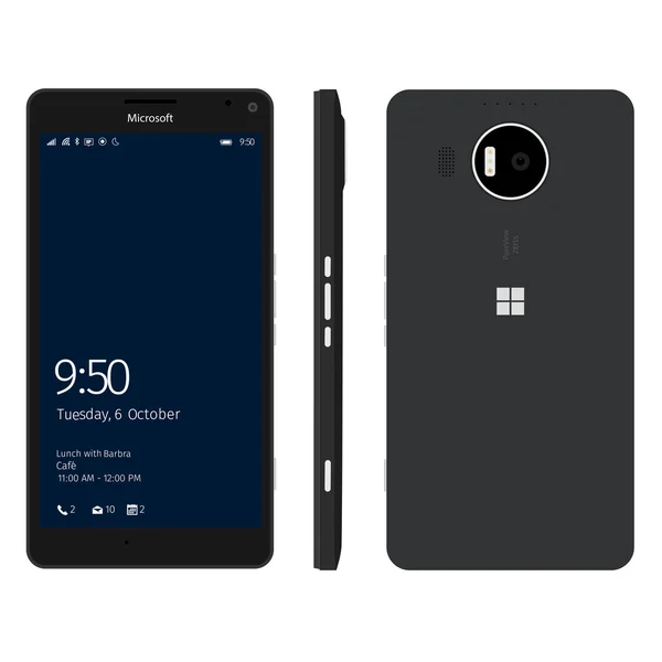 Windows Phone Lumia 950, 950xl — Vetor de Stock