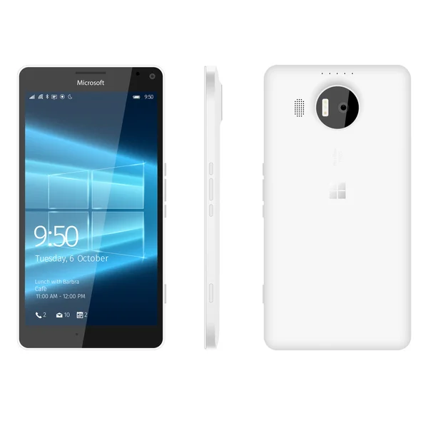 Windows Phone Lumia 950, 950xl —  Vetores de Stock
