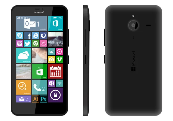 Windows Phone 640xl Lumia — Vetor de Stock