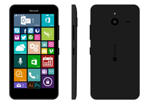 Windows Phone 640xl Lumia — Vetor de Stock