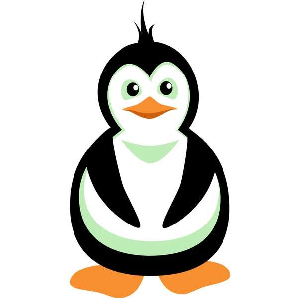 Pinguin. Vektorbild. Grafik. — Stockvektor