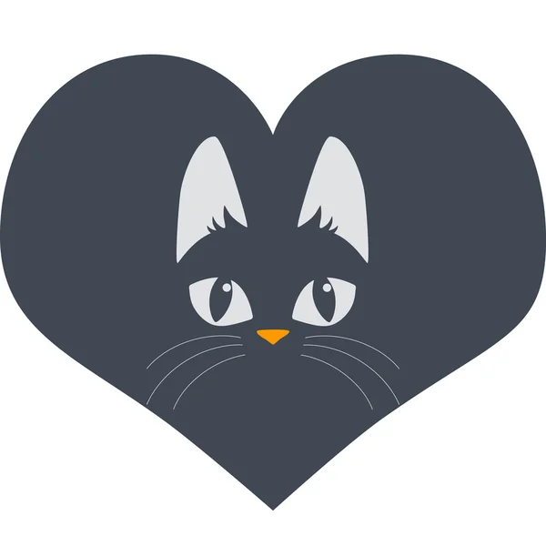 Katze. -Logo. Vektorgrafik. — Stockvektor