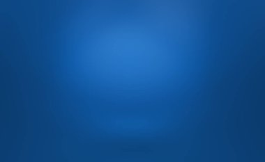 Soyut Lüks Derece Mavi arka plan. Siyah vignette Stüdyo Sancağıyla Pürüzsüz Koyu Mavi.