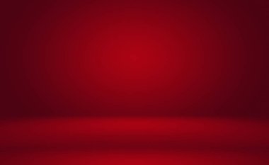 Soyut lüks, yumuşak, kırmızı arka plan, Noel Sevgililer Günü planı, stüdyo, oda, web şablonu, düz daire eğimli iş raporu.