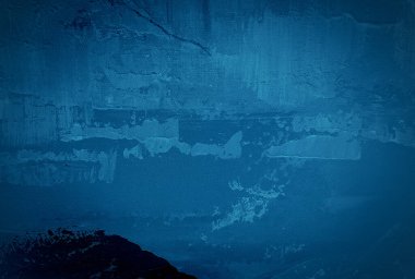 Eski grunge mavi beton desen duvar arkaplanı vignette ile.