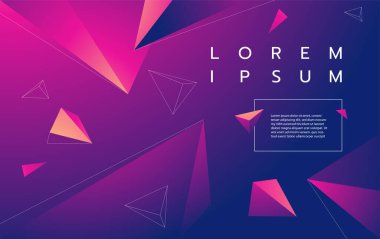 Renk eğimli arkaplan tasarımı. Sıvı şekilli soyut geometrik arkaplan. Posterler için havalı bir arka plan tasarımı. Eps10 vektör illüstrasyonu