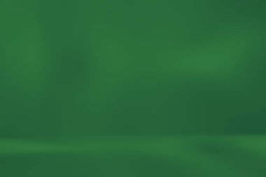 Soyut bulanık yeşil gradyan stüdyosu arka plan, web sitesi şablonu, çerçeve, iş raporu olarak kullanılabilir