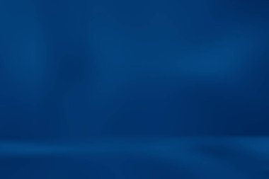 Soyut Lüks Derece Mavi arka plan. Siyah vignette Stüdyo Sancağıyla Pürüzsüz Koyu Mavi.