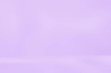 Stüdyo Arkaplan Konsepti - ürün için soyut boş ışık gradyanı mor stüdyo odası arka planı.