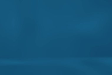 Soyut Lüks Derece Mavi arka plan. Siyah vignette Stüdyo Sancağıyla Pürüzsüz Koyu Mavi.