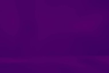 Stüdyo Arkaplan Konsepti - ürün için soyut boş ışık gradyanı mor stüdyo odası arka planı.