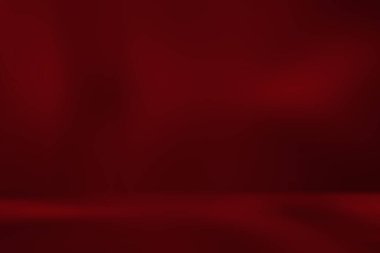 Gradyanı olan soyut kırmızı ışık stüdyo arkaplanı.