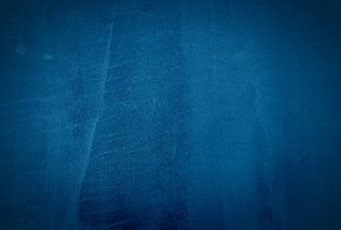Eski grunge mavi beton desen duvar arkaplanı vignette ile.