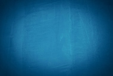 Eski grunge mavi beton desen duvar arkaplanı vignette ile.