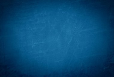 Eski grunge mavi beton desen duvar arkaplanı vignette ile.