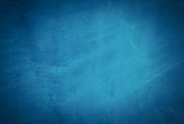 Eski grunge mavi beton desen duvar arkaplanı vignette ile.