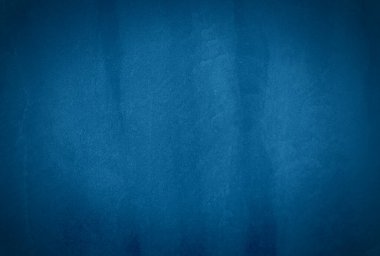 Vintage grunge mavi beton doku stüdyo duvarı arka planı vignette ile.