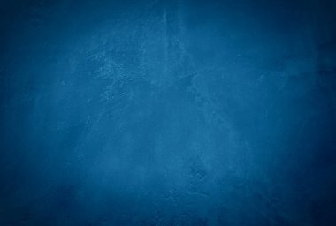 Eski grunge mavi beton desen duvar arkaplanı vignette ile.