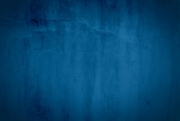Vintage grunge bleu béton texture studio mur fond avec vignette. — Photo