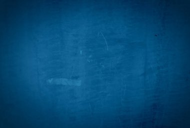 Vintage grunge mavi beton doku stüdyo duvarı arka planı vignette ile.