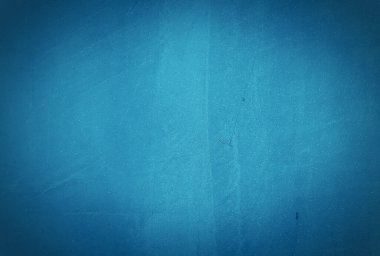 Eski grunge mavi beton desen duvar arkaplanı vignette ile.