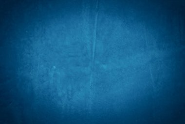 Eski grunge mavi beton desen duvar arkaplanı vignette ile.