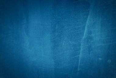 Eski grunge mavi beton desen duvar arkaplanı vignette ile.