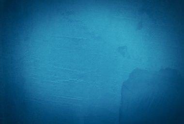 Eski grunge mavi beton desen duvar arkaplanı vignette ile.