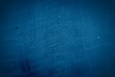 Vintage grunge mavi beton doku stüdyo duvarı arka planı vignette ile.